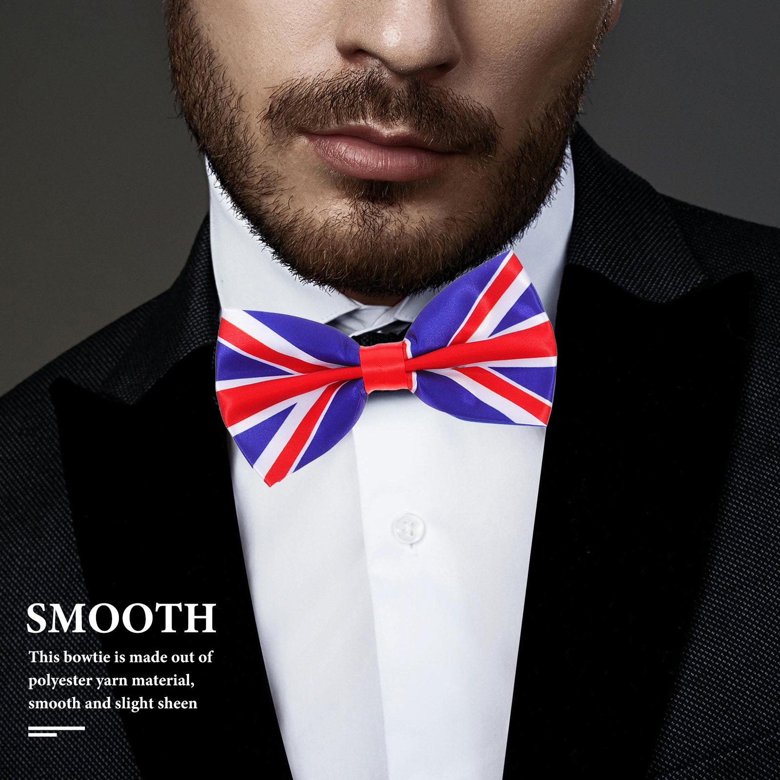 Men'S Formal Wear Bow Ties - Corbata de Moño con Bandera del