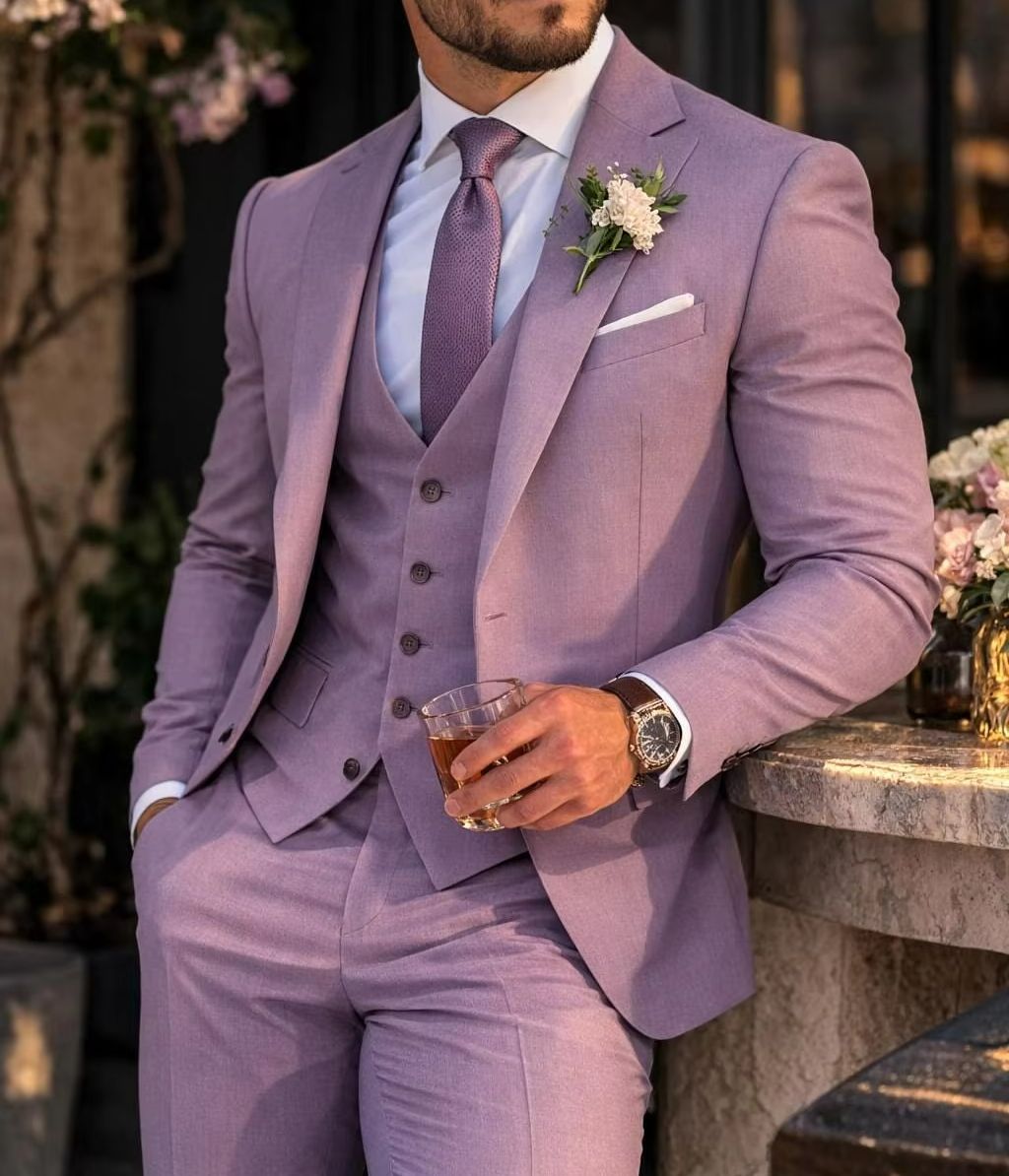 Traje de Hombre de 3 Piezas Co - Men Formal Wear With Blazer reseña y precio