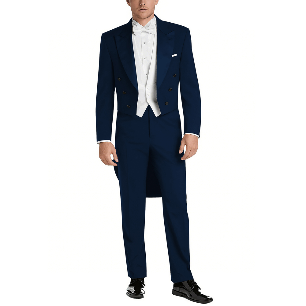 Conjunto de traje de satén con - Men Formal Wear With Blazer reseña y precio