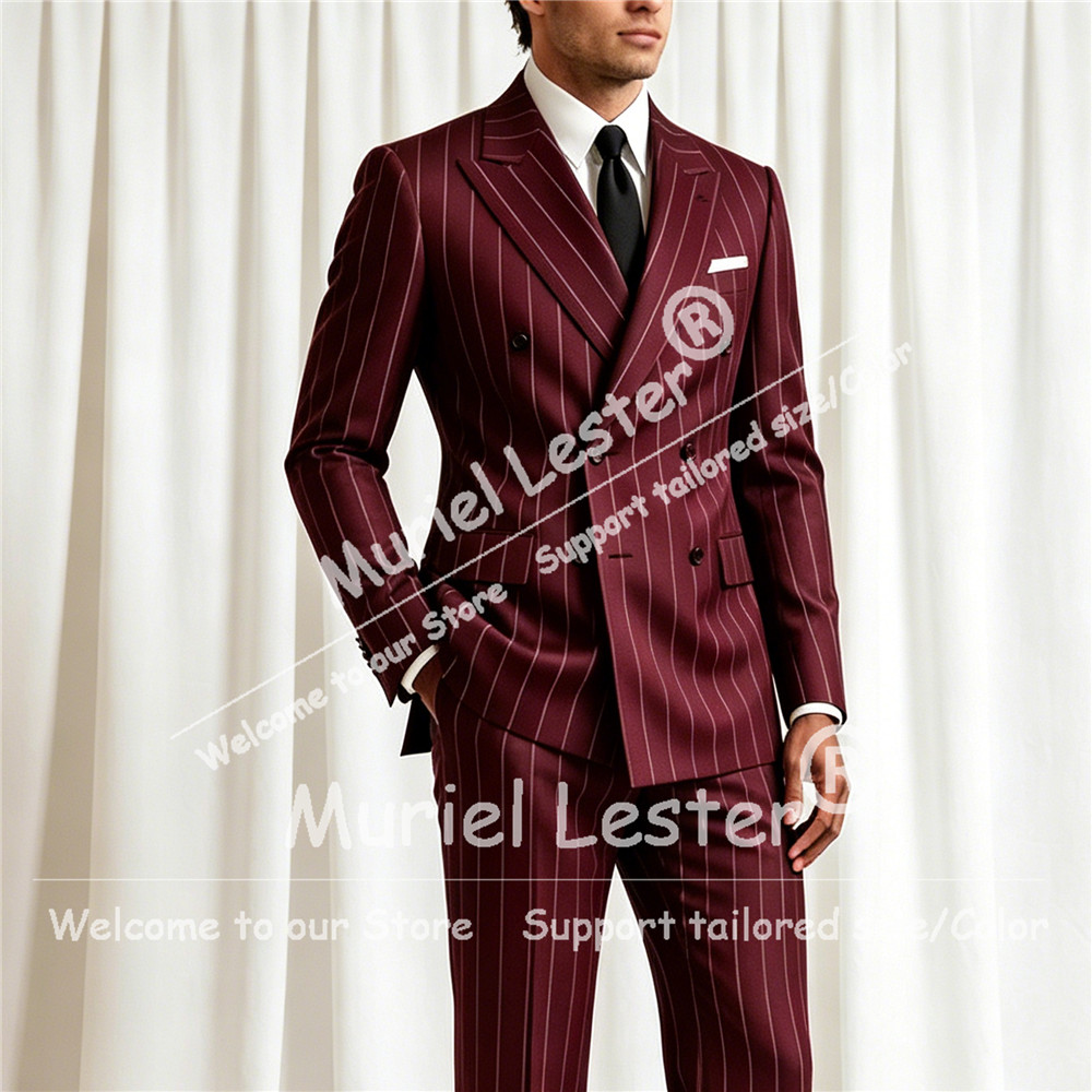 Elegante Traje de Rayas para H - Men Formal Wear With Blazer reseña y precio