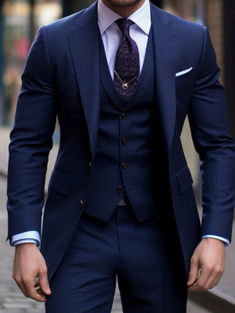 Trajes informales De 3 piezas  - Men Formal Wear With Blazer reseña y precio