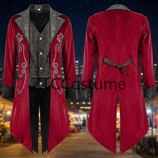 Traje de Cosplay Medieval Stea - Victorian Men'S Formal Wear reseña y precio