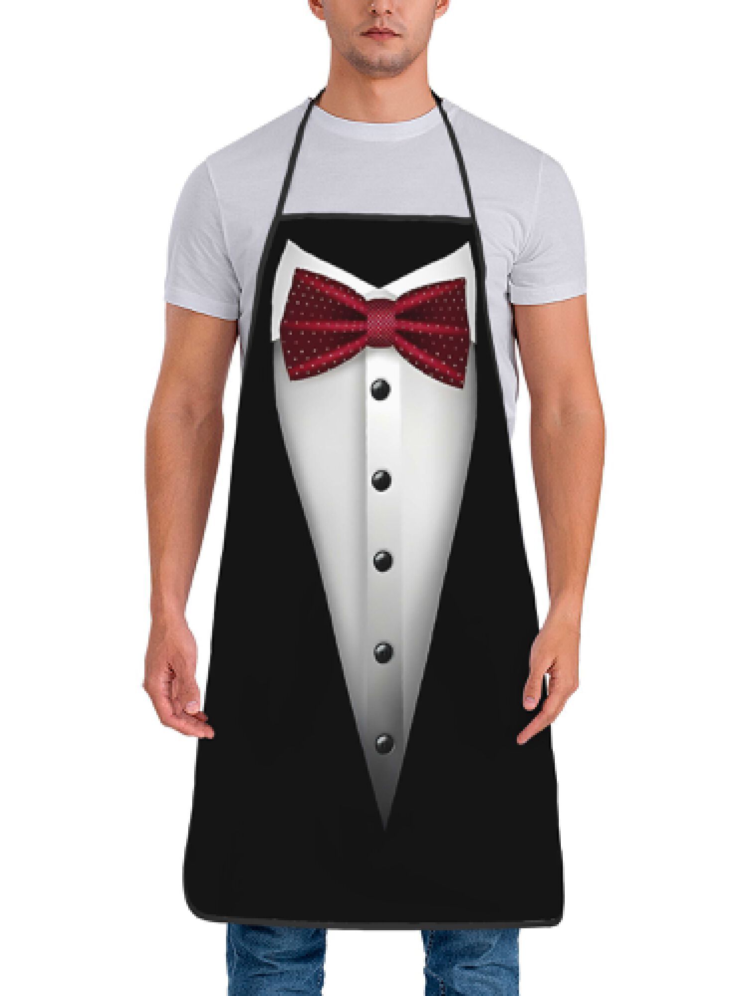 Delantal de esmoquin con lazo  - Men'S Formal Wear Bow Ties reseña y precio