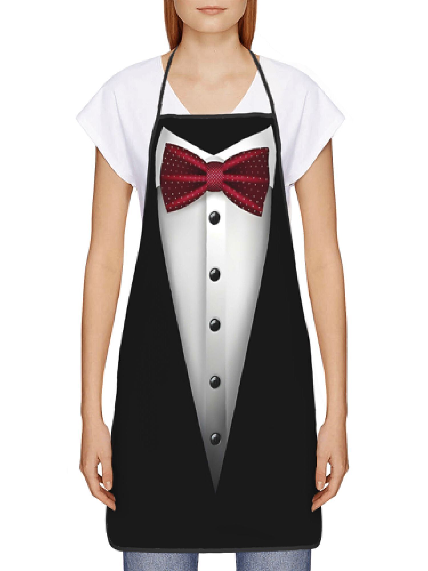 Delantal de esmoquin con lazo  - Men'S Formal Wear Bow Ties reseña y precio